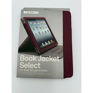 Gen 3 iPad And IPad ‎ Book Jacket Cranberry Incase, NEW